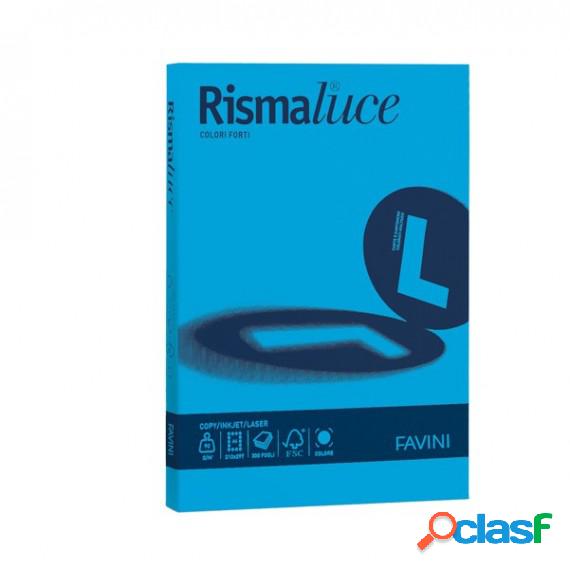 Carta Rismaluce - A4 - 200 gr - azzurro 55 - Favini - conf.