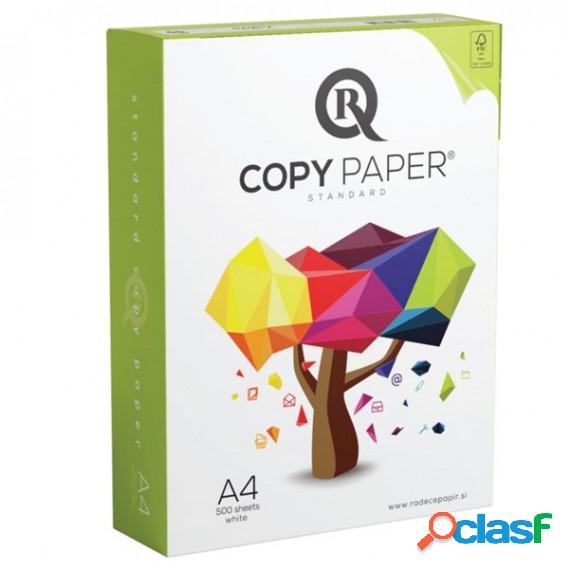Carta da fotocopie R-Copy - A4 - 80 gr - bianco - Radece -