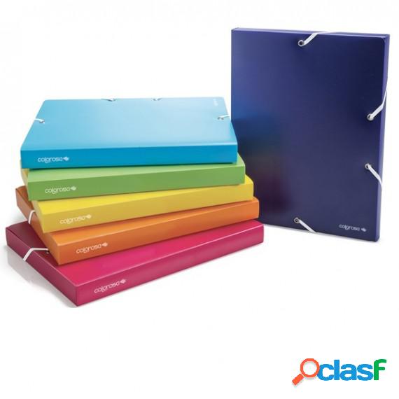 Cartella con elastico Colorosa - PPL - colori assortiti -