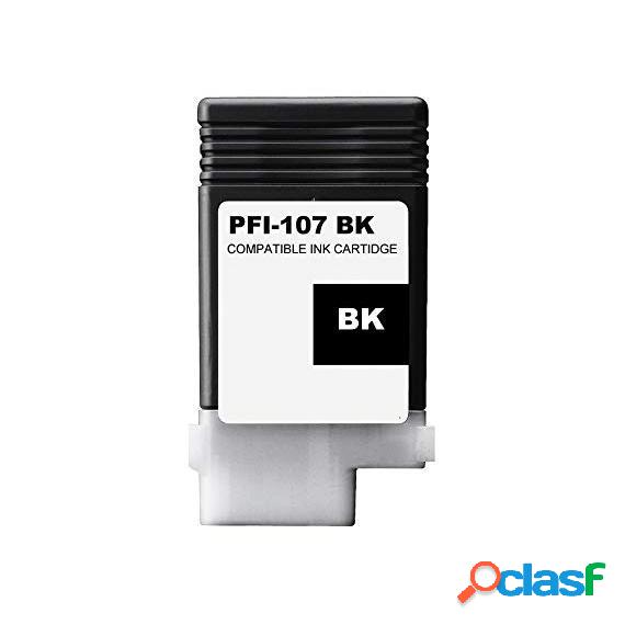 Cartuccia Pfi-107Bk Nera Compatibile Per Canon Ipf 670 Ipf