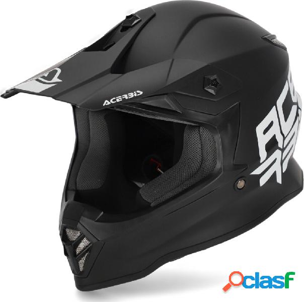 Casco cross bambino Acerbis Impact Steel junior Nero