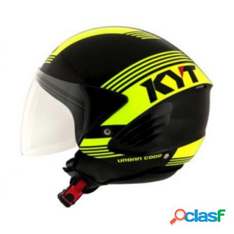 Casco demi-jet Kyt Cougar Urban Code Giallo