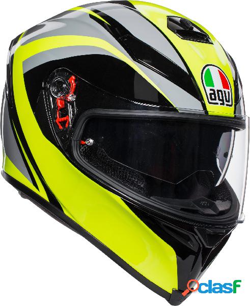 Casco integrale AGV K-5 S PLK MULTI TYPHOON in fibra nero