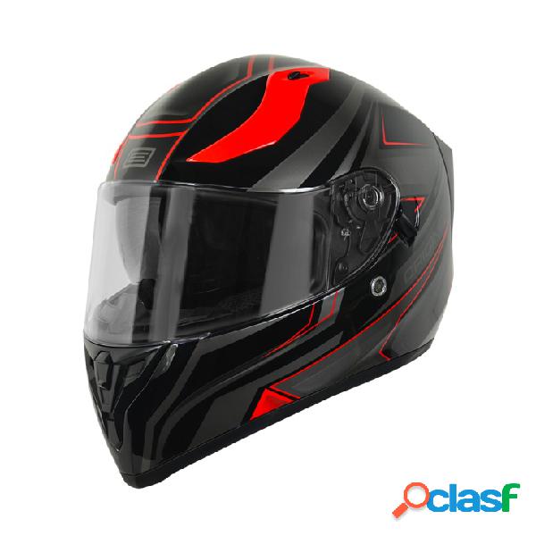 Casco integrale Origine V128 Strada Graviter Nero Rosso