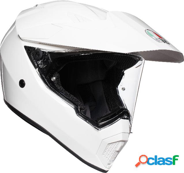 Casco integrale touring AGV AX9 PLK MONO in fibra bianco