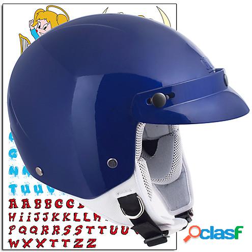 Casco jet bambino CGM 204S ANGELDEVIL Blu metal