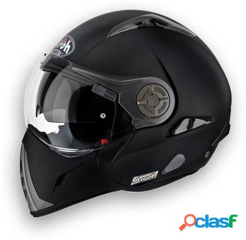 Casco modulare Airoh J-106 Color nero opaco doppia