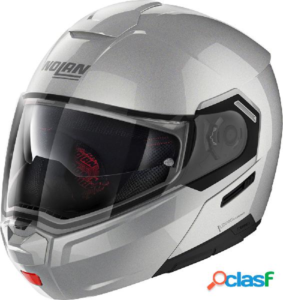 Casco modulare Nolan N90-3 CLASSIC N-COM Argento Platino