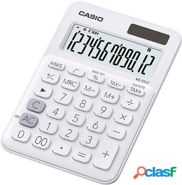 Casio MS-20UC Calcolatrice da tavolo Bianco Display (cifre):