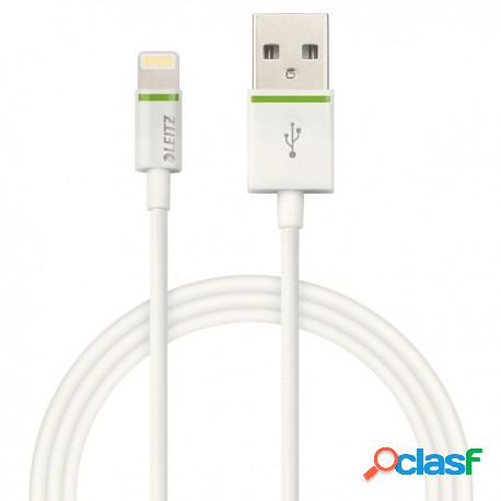 Cavo da Lightning a USB 1 m bianco Leitz Complete