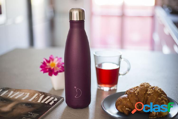 Chilly's Bottles Bottiglia termica acciaio Matte viola opaco