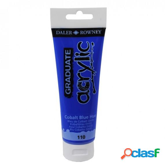 Colore acrilico fine Graduate - 120 ml - blu cobalto