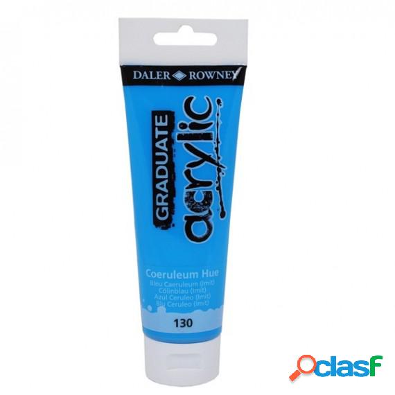 Colore acrilico fine Graduate - 120 ml - ceruleo imitazione