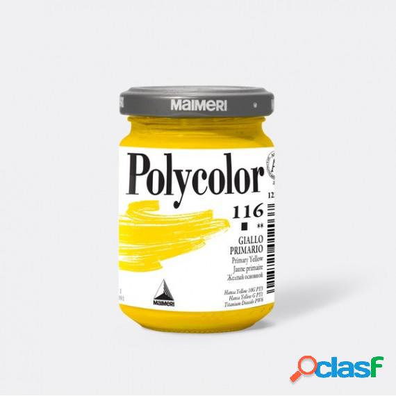 Colore vinilico Polycolor - 140 ml - giallo primario -