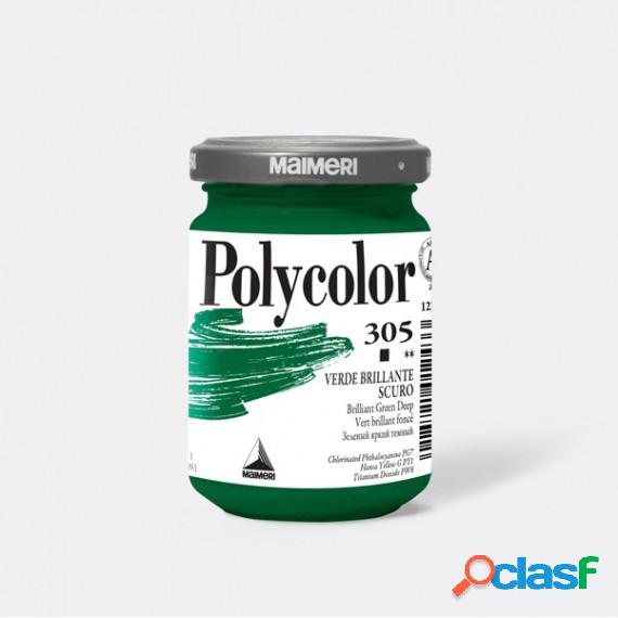 Colore vinilico Polycolor - 140 ml - verde brillante scuro -
