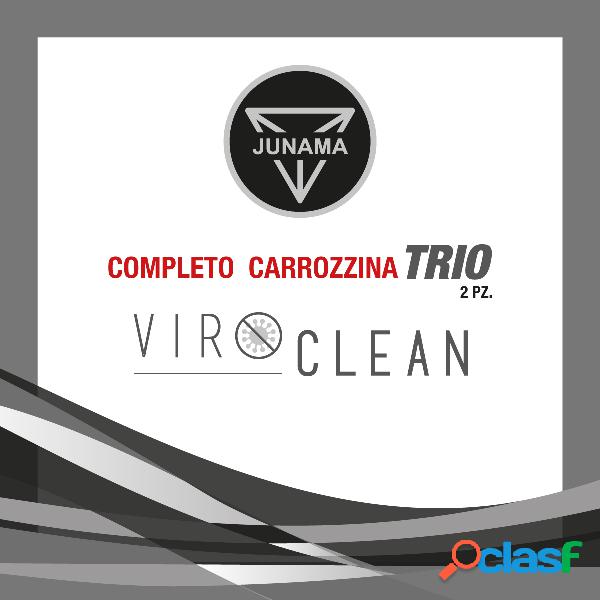 Completo Materassino Carrozzina Trio Junama Viro Clean 2 Pz.