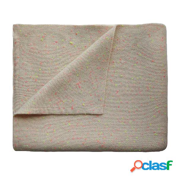 Coperta Mushie Baby Blanket Confetti Peach