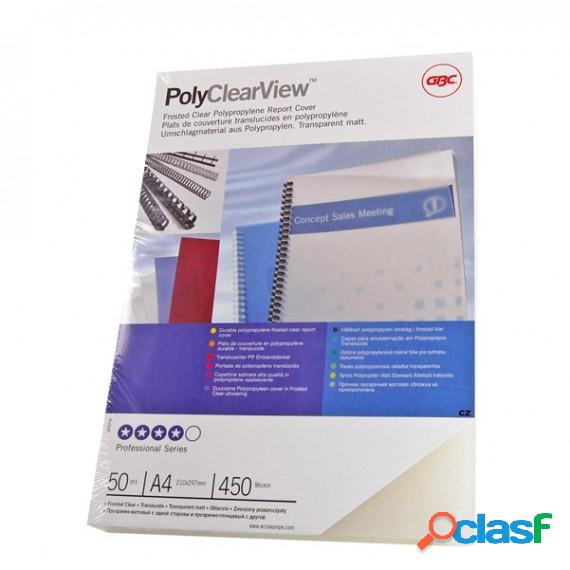 Copertine PolyClear View - A4 - 300 micron - PPL - neutro