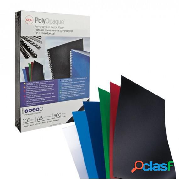 Copertine PolyOpaque - A4 - 300 micron - PPL - nero coprente