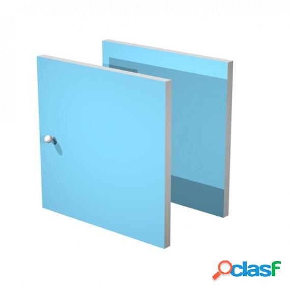 Coppia ante Rainbow - 32,2x32,1 cm - per libreria - azzurro