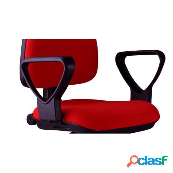 Coppia braccioli per sedia operativa A41B - nylon - nero -
