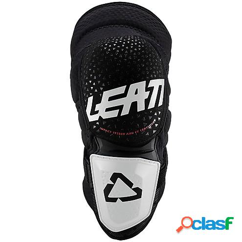 Coppia ginocchiere cross Leatt 3DF Hybrid Bianco Nero