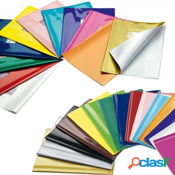 Coprimaxi laccato Colorosa - 21x30cm - PVC - blu - tasca con