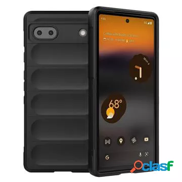 Cover in TPU Serie Rugged per Google Pixel 6a - Nero