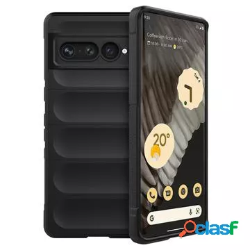 Cover in TPU Serie Rugged per Google Pixel 7 Pro - Nero