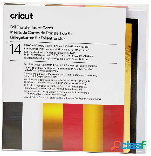 Cricut Insert Cards FOIL Royal Flush S40 Set di mappe