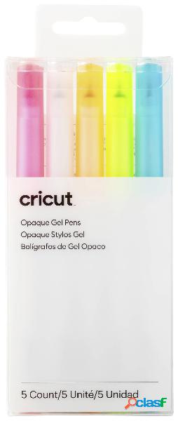 Cricut Joy™ Gel 1,0 mm, 5er Set di pennini Bianco, Blu,