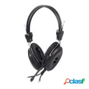 Cuffie cablate A4tech HS-30 ComfortFit - Nere