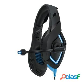 Cuffie con Cablaggio Adesso Xtream G1 - Nero