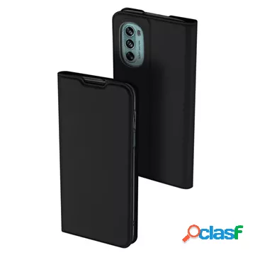 Custodia Flip Dux Ducis Skin Pro Motorola Moto G62 5G - Nera