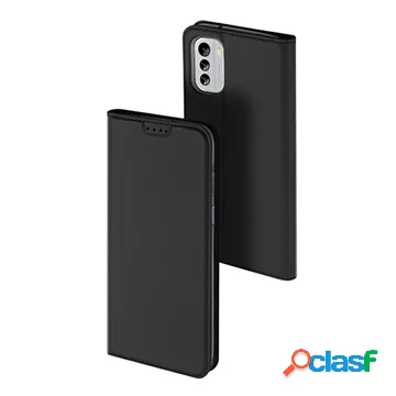 Custodia Flip Dux Ducis Skin Pro per Nokia G60 - Nera