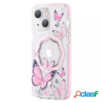 Custodia Ibrida Kingxbar Butterfly Shiny per iPhone 14 Plus