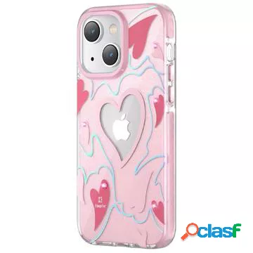 Custodia Ibrida Kingxbar Heart Star per iPhone 14 Plus -