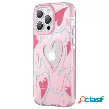 Custodia Ibrida Kingxbar Heart Star per iPhone 14 Pro Max -