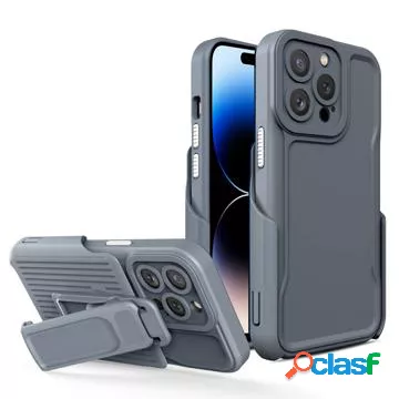 Custodia Ibrida iPhone 14 Pro Max con Clip Cintura Serie