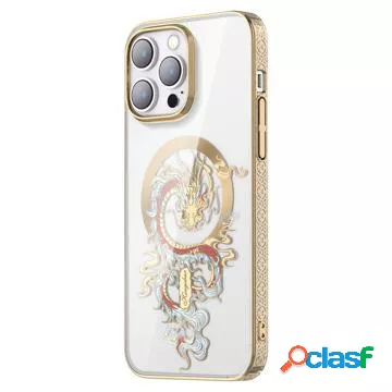 Custodia Kingxbar Myth Serie per iPhone 14 Pro Max - Dragone