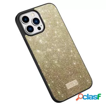 Custodia Rivestita Serie Sulada Glitter per iPhone 14 Pro