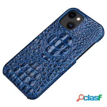 Custodia Rivestita in Pelle Luxury Crocodile per iPhone 14