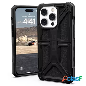 Custodia ibrida UAG Monarch Series per iPhone 14 Pro - Nera