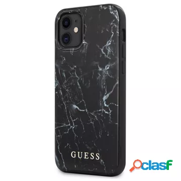 Custodia ibrida per iPhone 12 della collezione Guess Marble