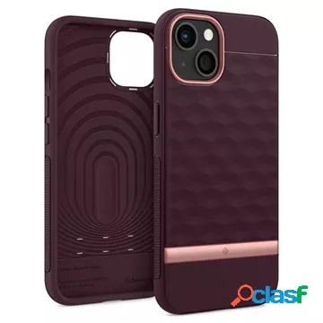 Custodia ibrida per iPhone 13 Caseology Parallax - Borgogna