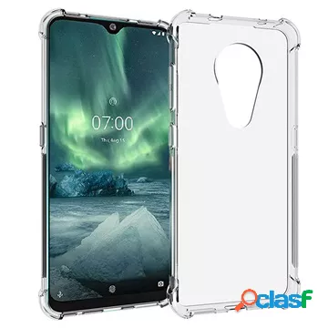 Custodia in TPU antiurto per Nokia 6.2/7.2 - Trasparente