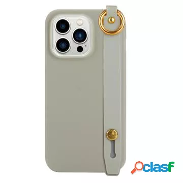 Custodia in TPU con Cinturino Candy Color per iPhone 14 Pro