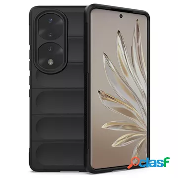 Custodia in TPU per Honor 70 Pro serie robusta - nera