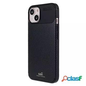 Custodia in TPU per iPhone 13 Pro in fibra di carbonio Saii