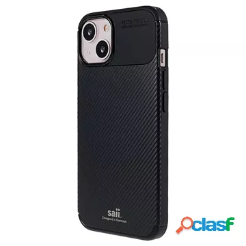 Custodia in TPU per iPhone 13 in fibra di carbonio Saii -